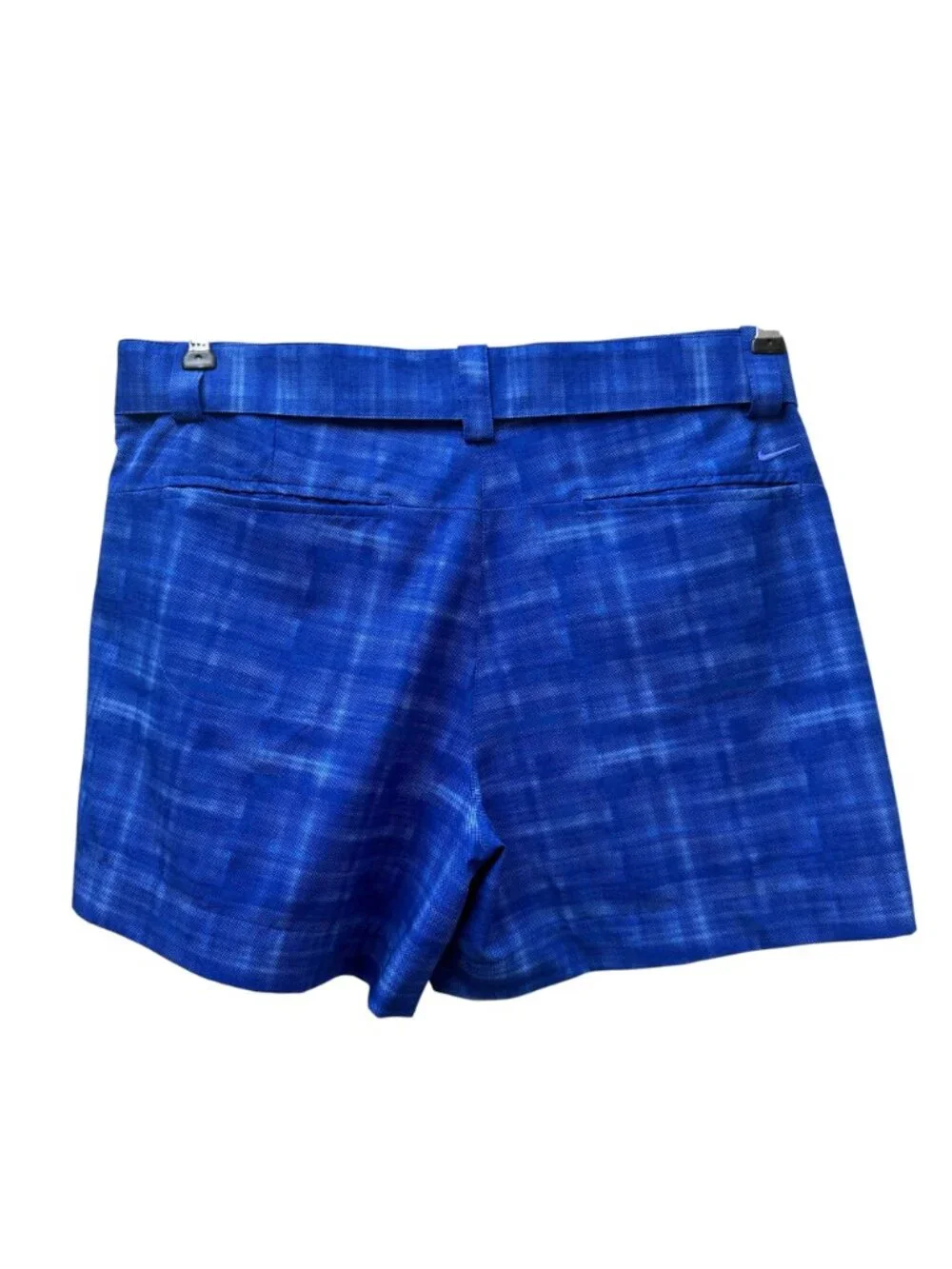 Nike Women's Dri-FIT Golf Shorts Size Medium Royal Blue Geo Print Sportswear